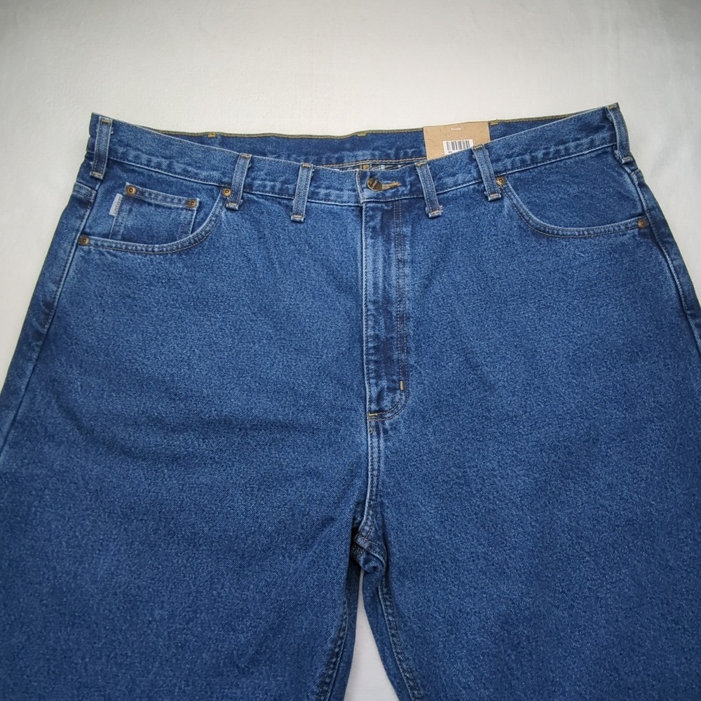 Carhartt B172-DST Men's Relaxed Fit Jeans‎ With Flannel Lining 44 X 34